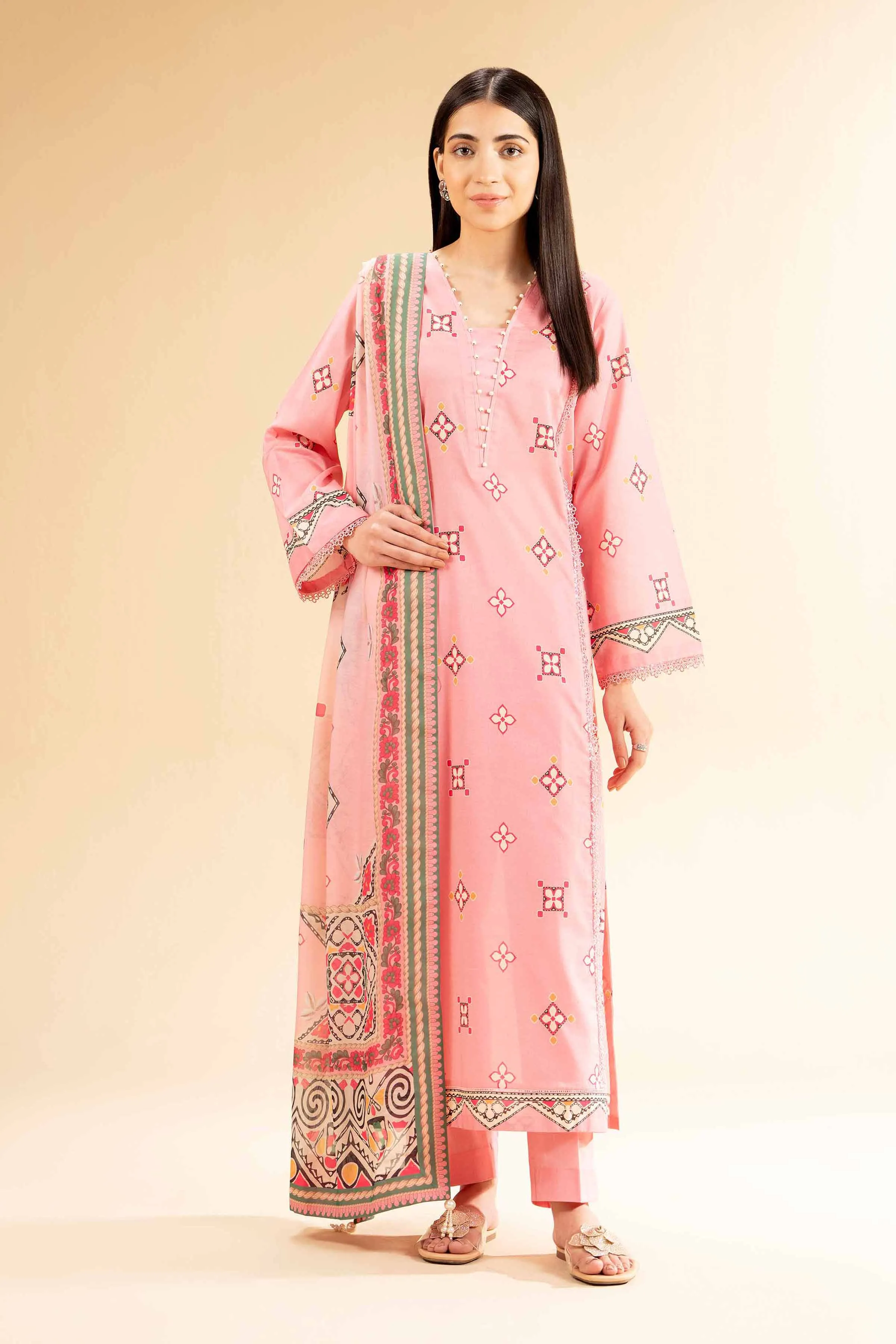 3 Piece - Printed Suit - 42501456