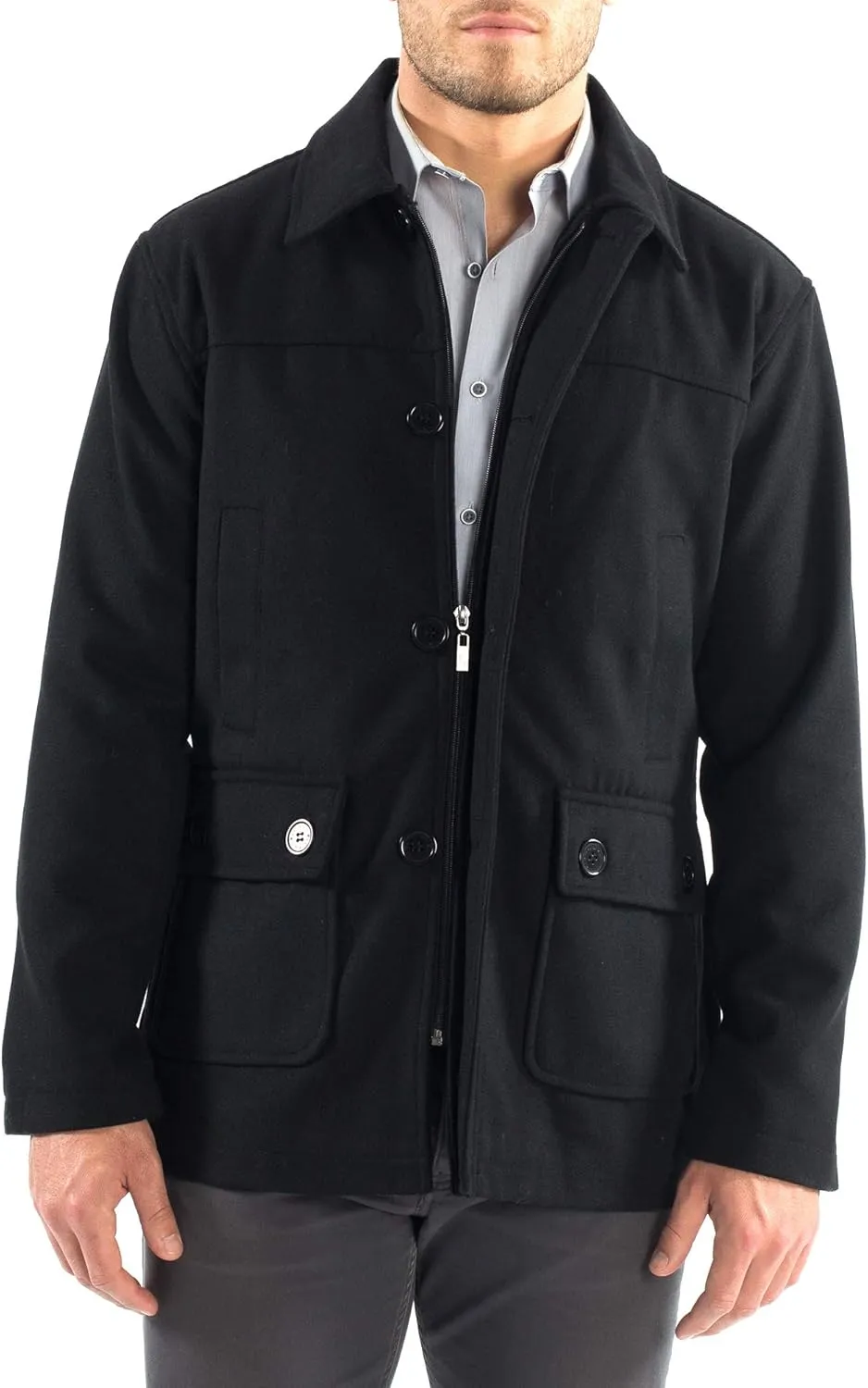 Alpine Swiss Wyatt Mens Classic Barn Coat