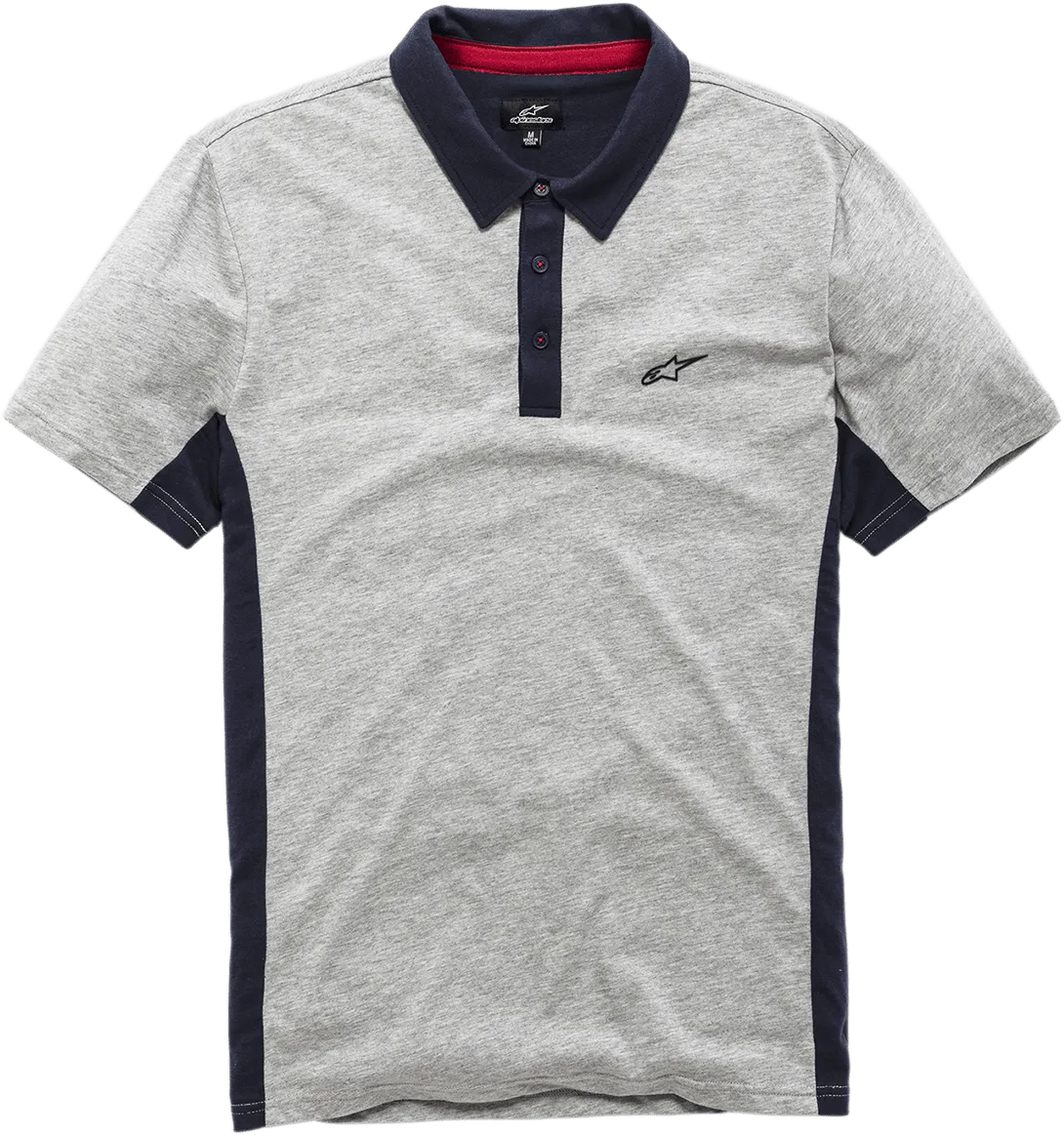 ALPINESTARS Champion Polo Shirt - Gray/Navy - 2XL 12104150011712X