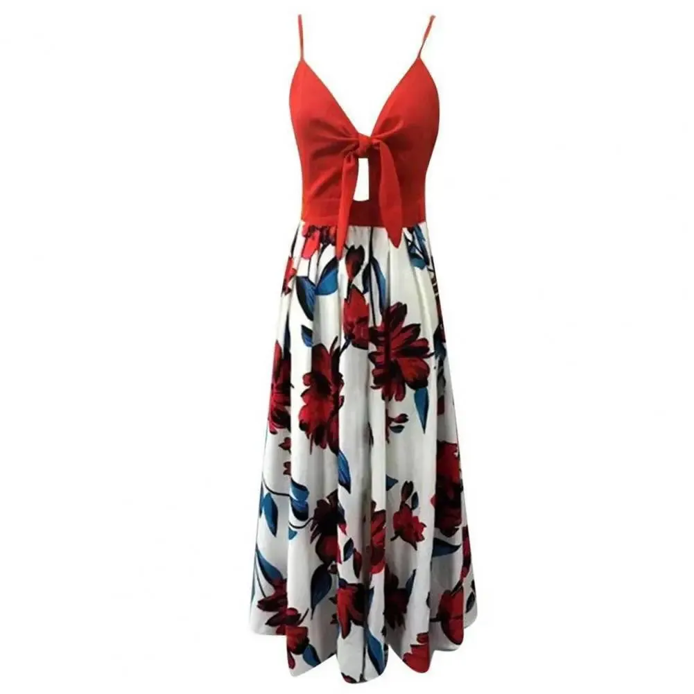 Boho Beach Print Maxi Dress