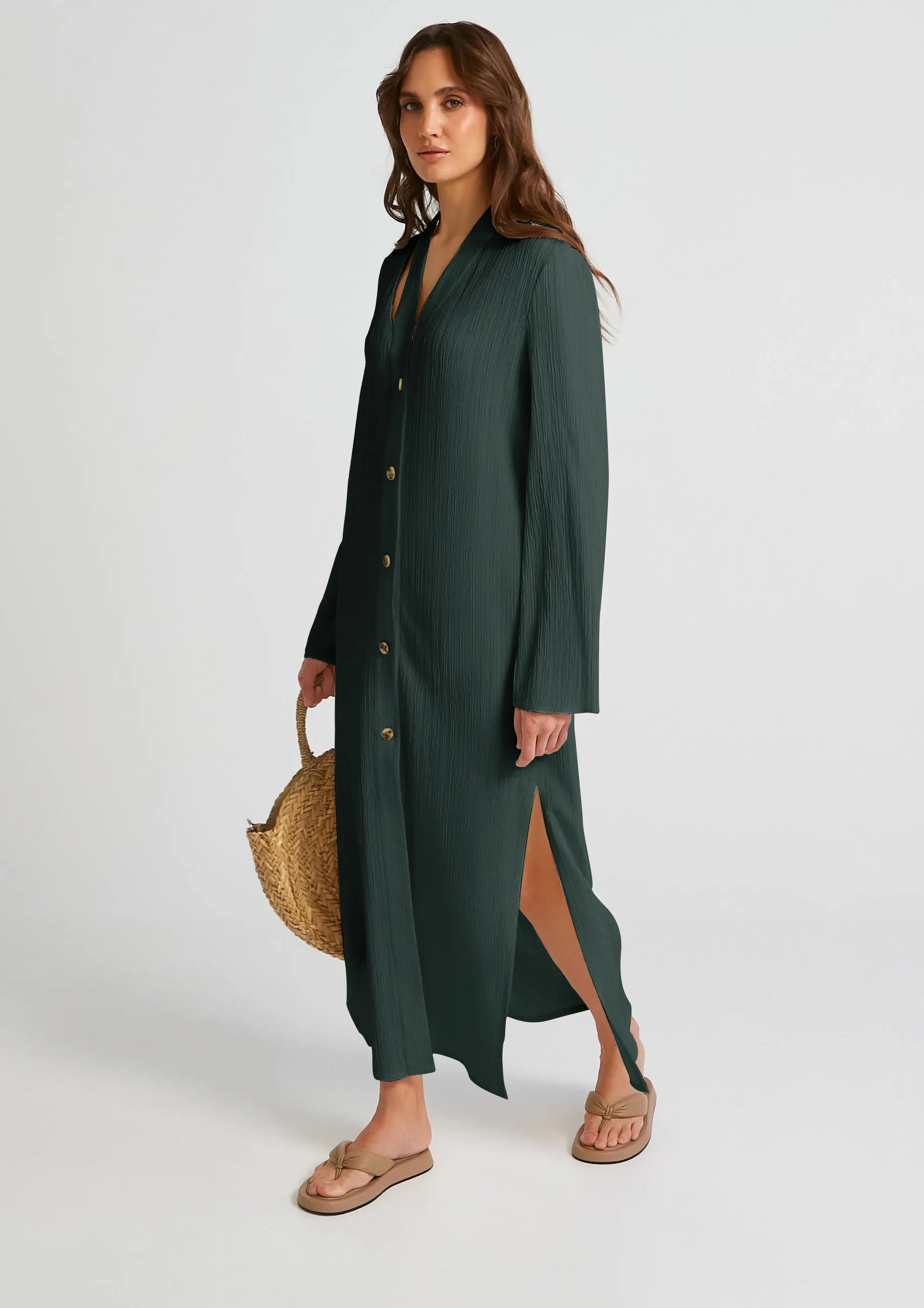 Chic Elegant Kaftan (Green)