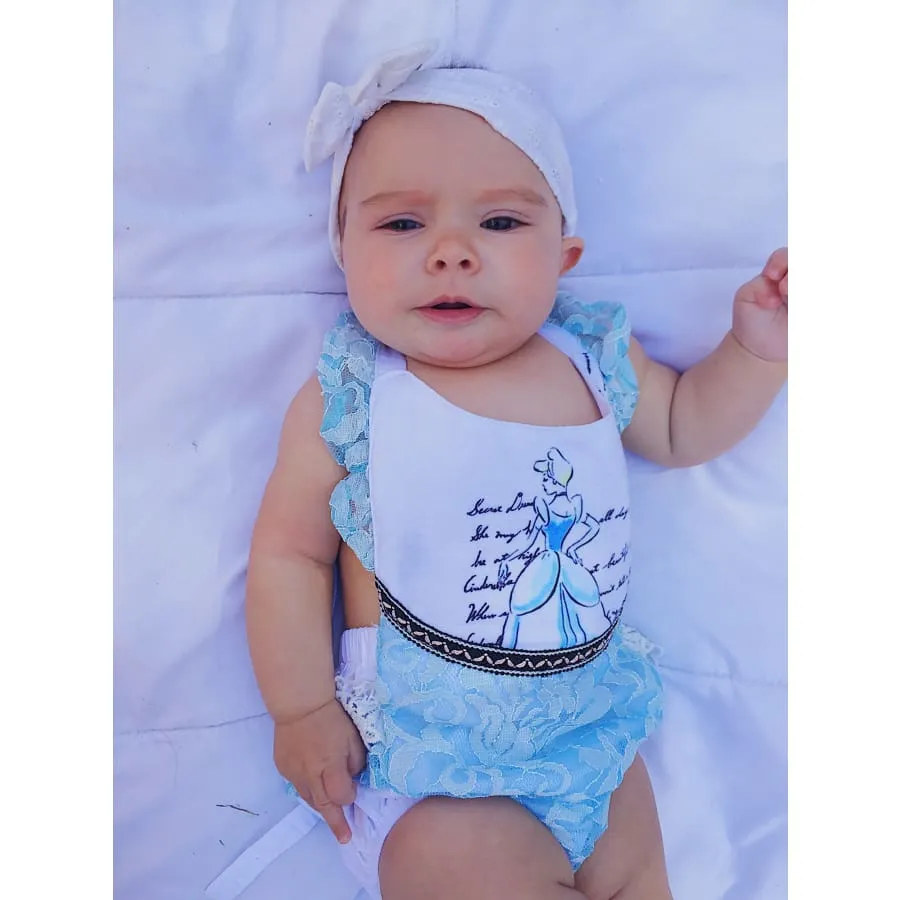 Cinderella Elegant Princess Lace Romper