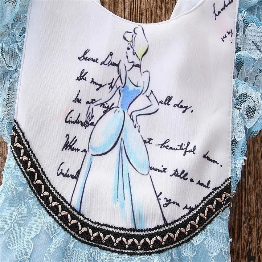 Cinderella Elegant Princess Lace Romper