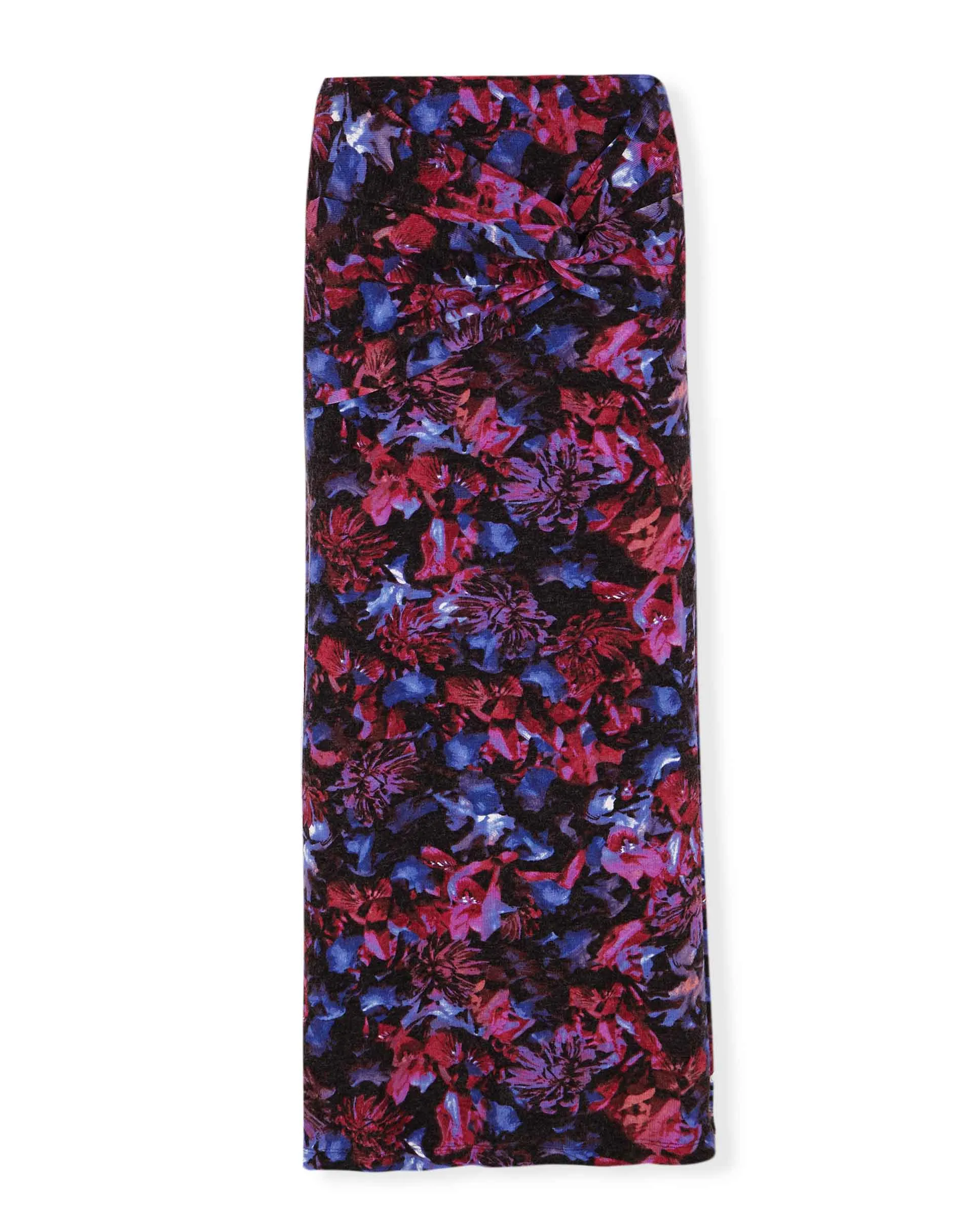DOROTEIA | Falda midi drapeada