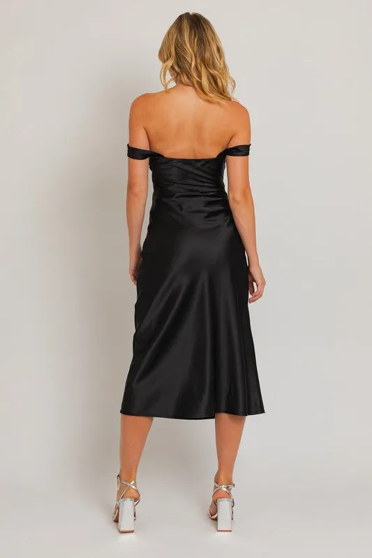 Elegant Evening Midi Dress