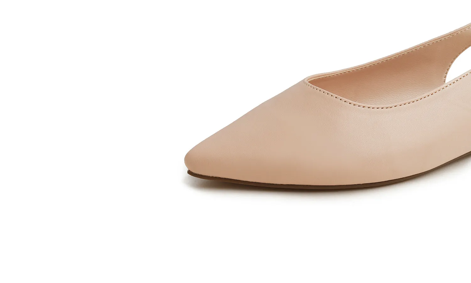 Feversole Pointed Toe Casual Slingback Flat Mules Women's Fashion Buckle Strap Slide Summer Slippers Vegan Leather