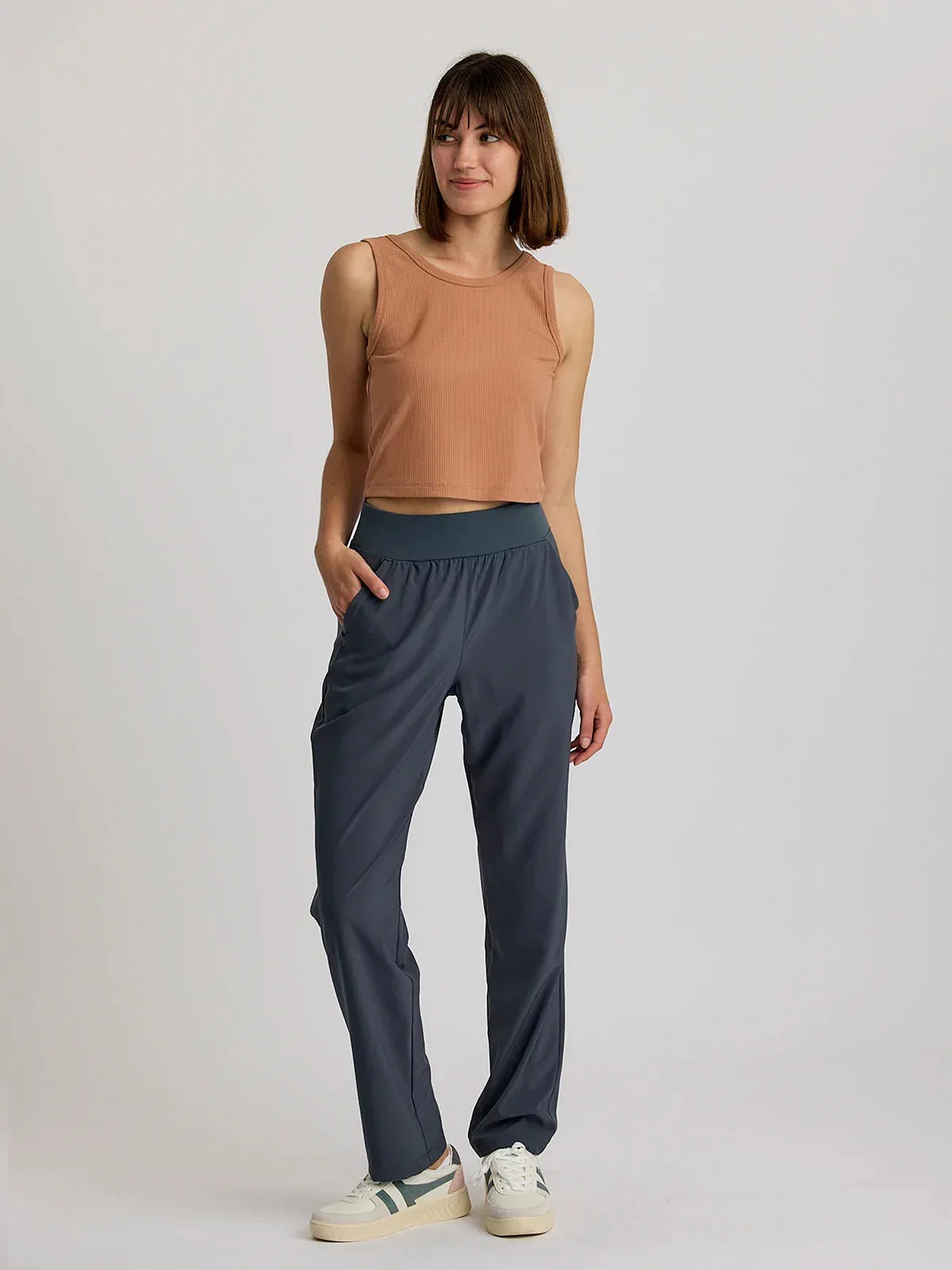 Free Fly Women's Breeze Flats Pant | Storm Cloud