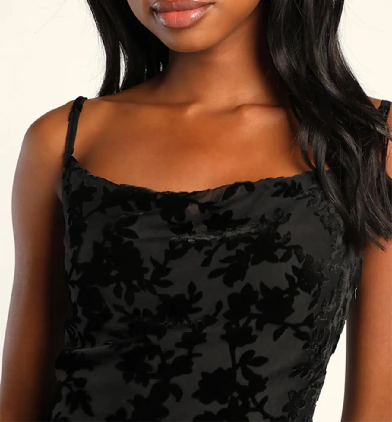 hibshaby Black Maxi Dress for Women Cami Maxi Dress Romantic Sleeveless Bodycon Dresses Elegant Large