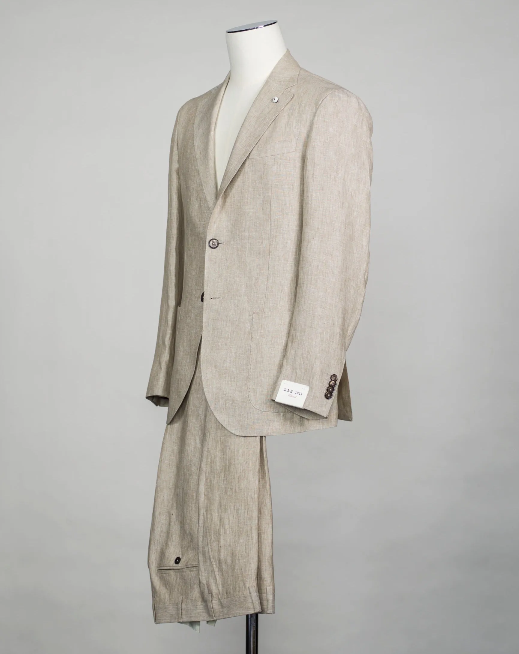 L.B.M. 1911 Linen Suit / Light Sand