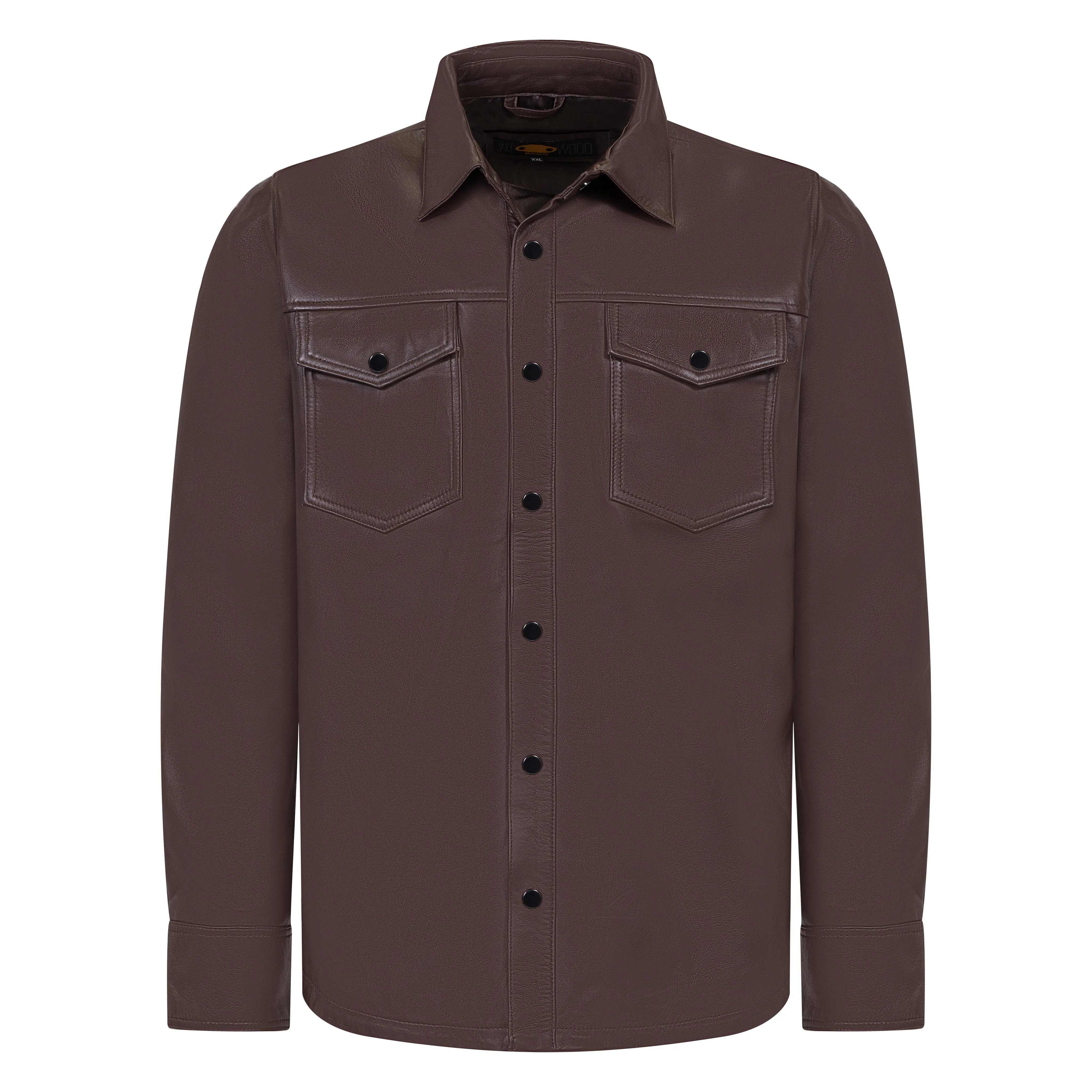 Leather shirt #2502
