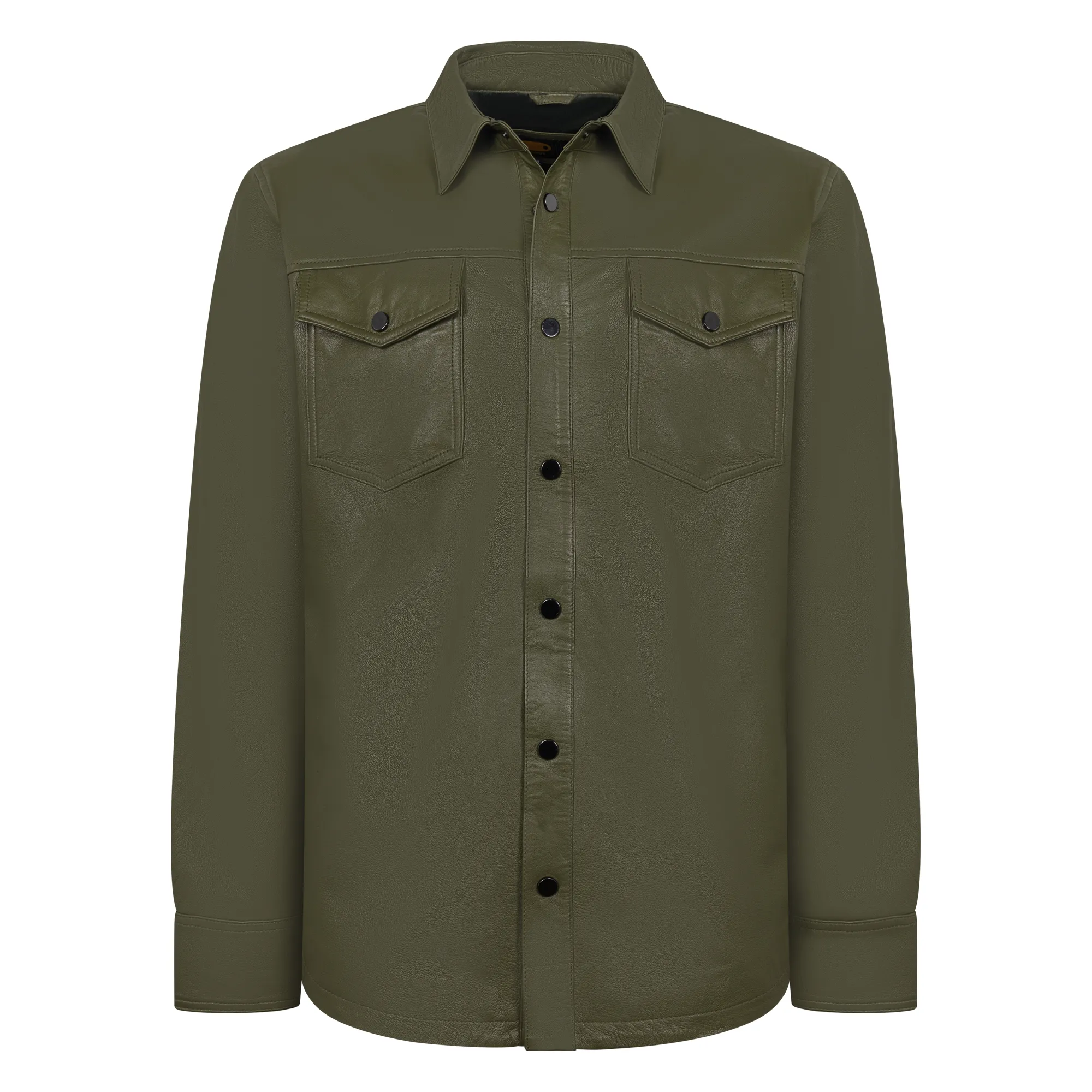 Leather shirt #2502