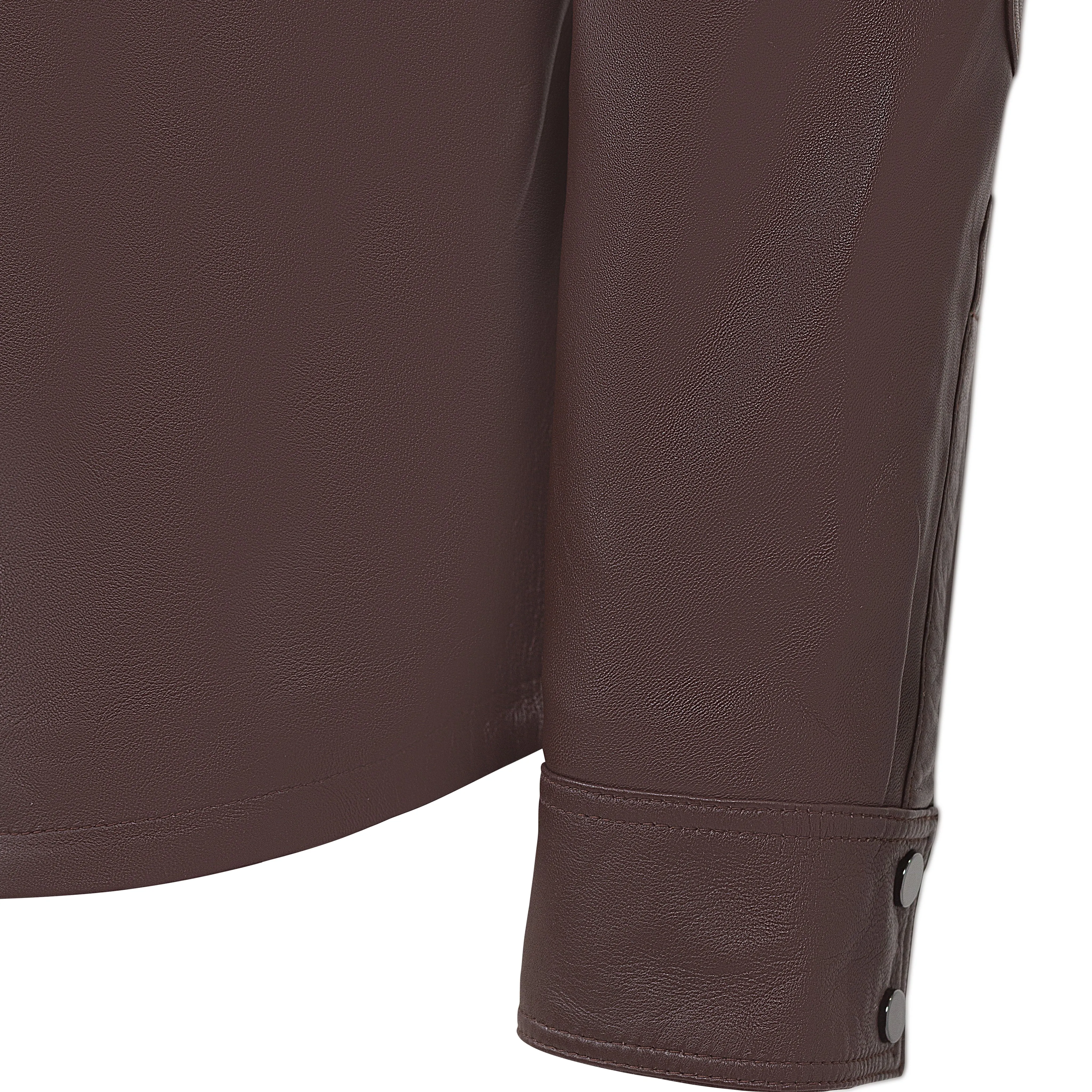 Leather shirt #2502