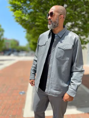 Leather shirt #2502