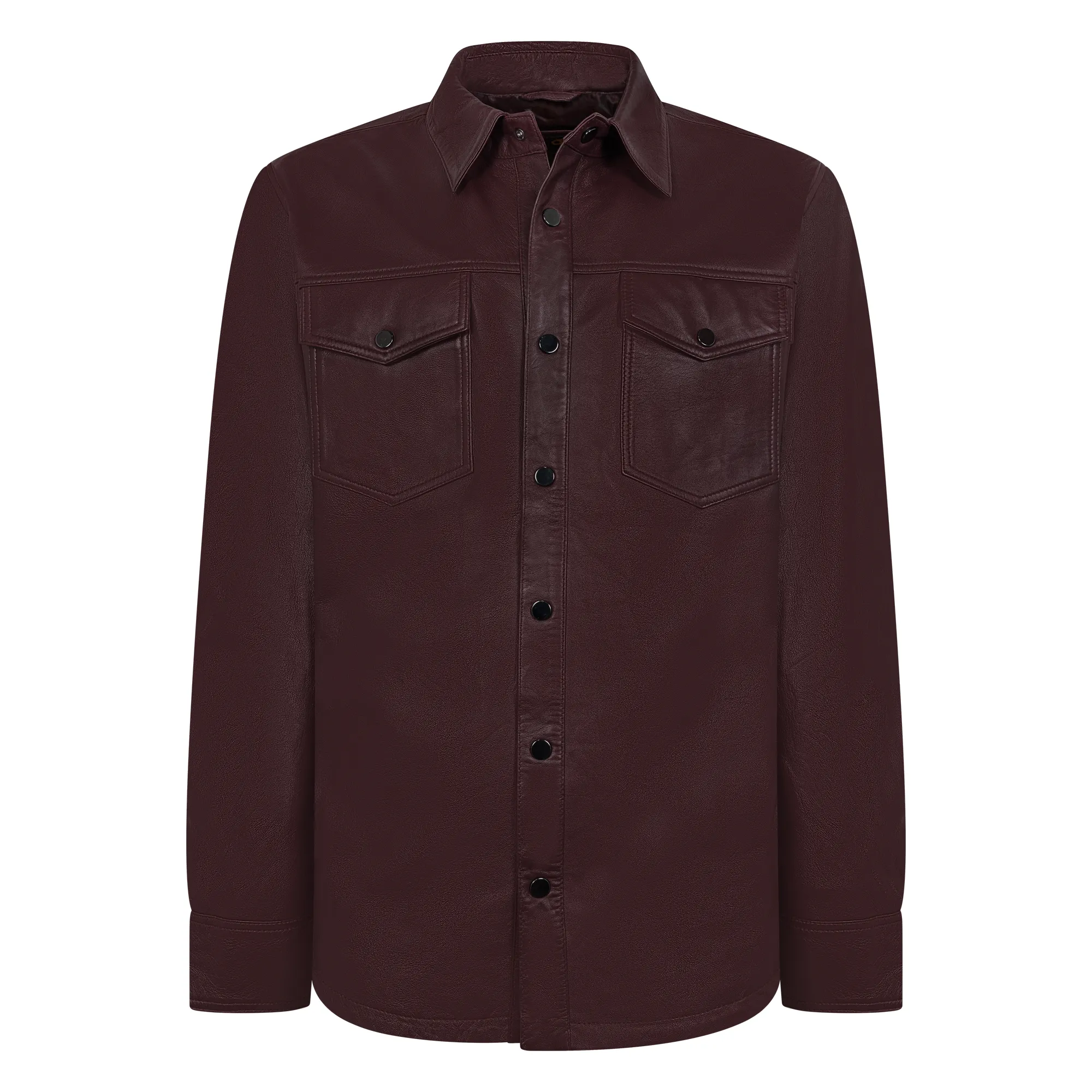 Leather shirt #2502