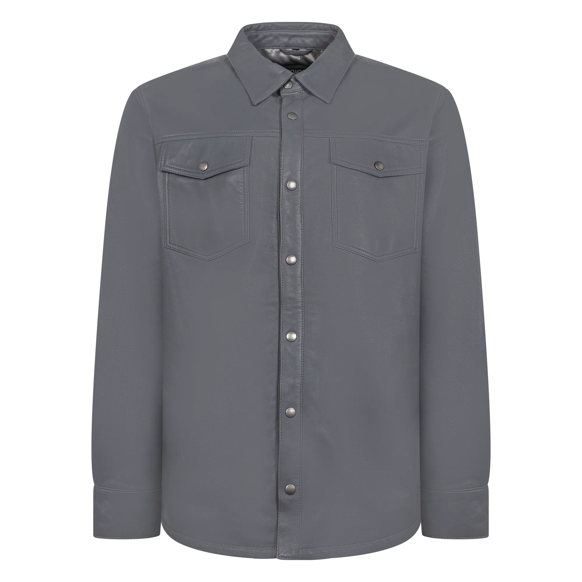 Leather shirt #2502