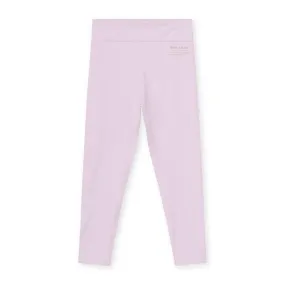 Light Purple Printed Logo Leggings