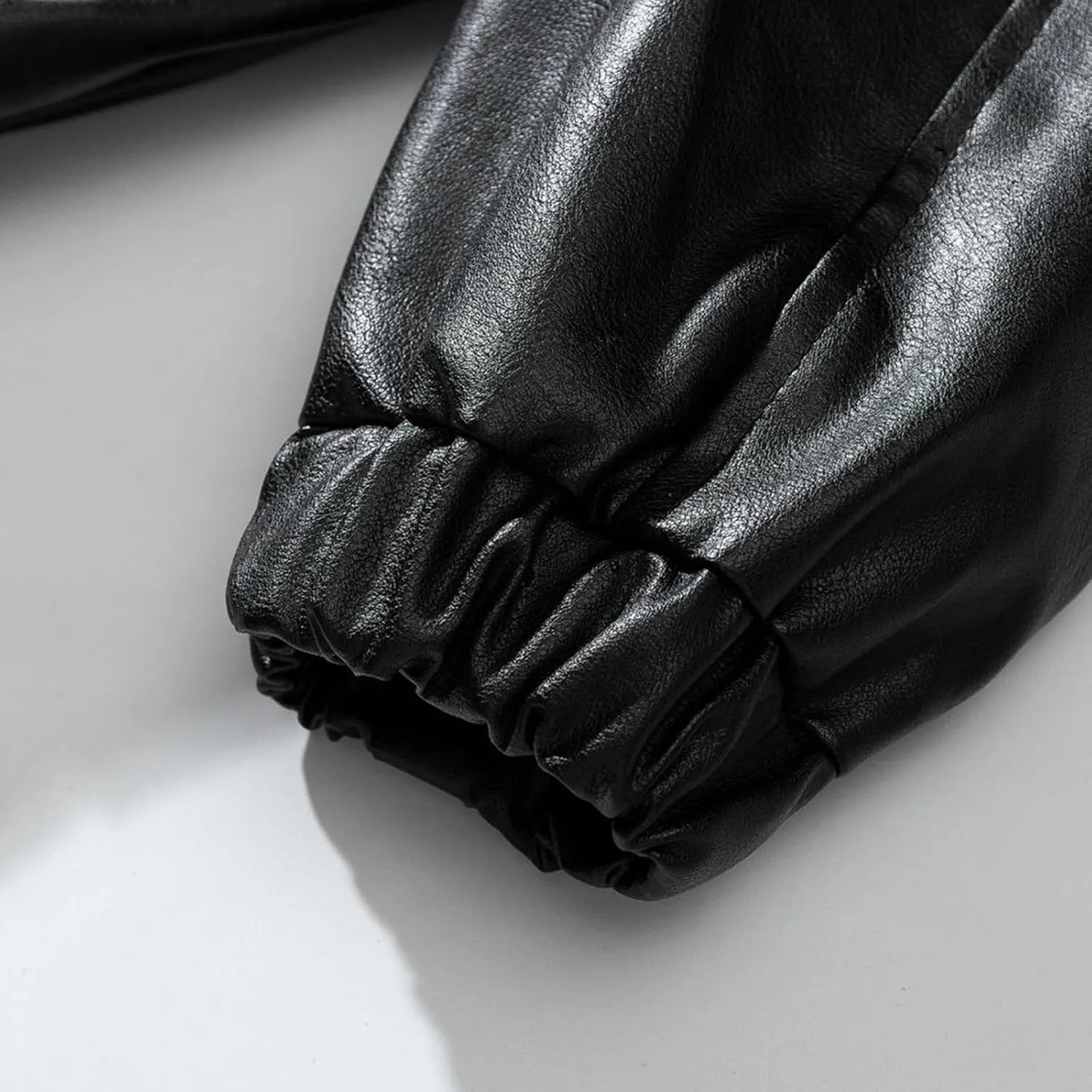Mens Classic Faux PU Leather Jacket Trendy Winter Coat Casual Baggy Zipper Outerwear Motorcycle Biker Outfits