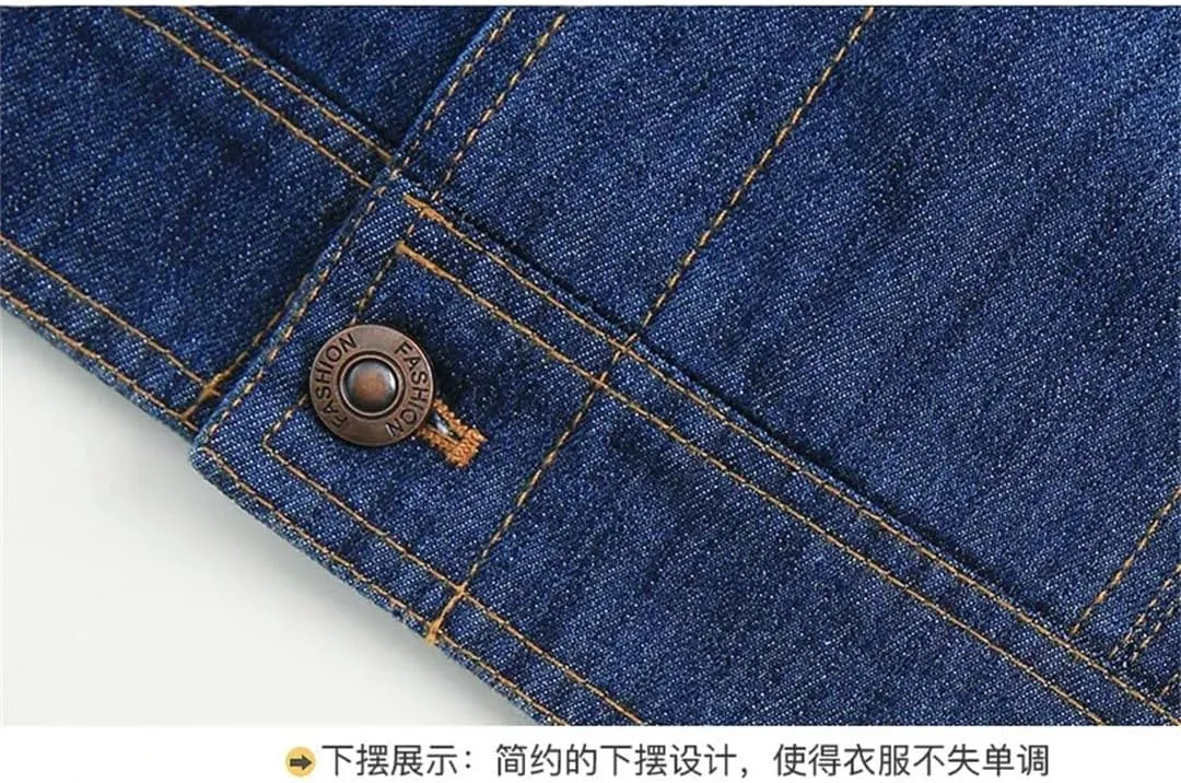 Men's Hot Wind-Resistant Quality Men Clothing Breathable Comfortable Denim Jacket