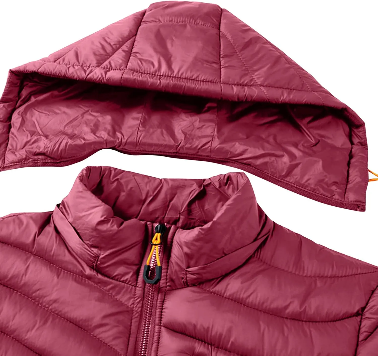 Men's Jacket Insulated Synthetic Down Puffer Jacket Winter Warm Coat Quilted Water Resistant Packable Hiking Camping