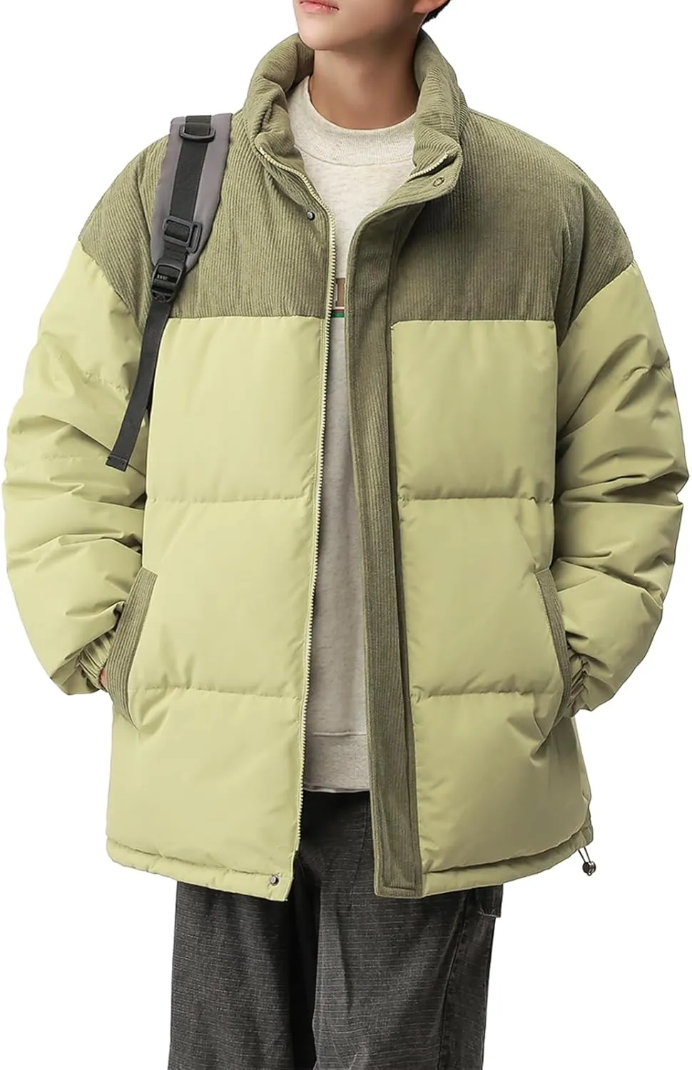 Men's Lightweight Down Puffer Jacket, Water-Resistant, Packable, Breathable, Multiple Colors