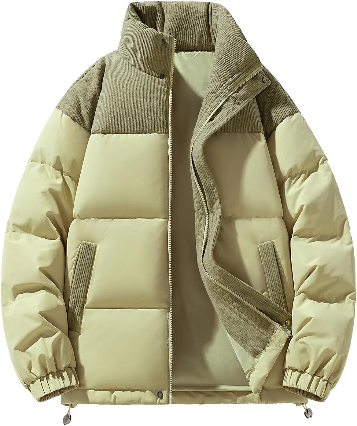 Men's Lightweight Down Puffer Jacket, Water-Resistant, Packable, Breathable, Multiple Colors