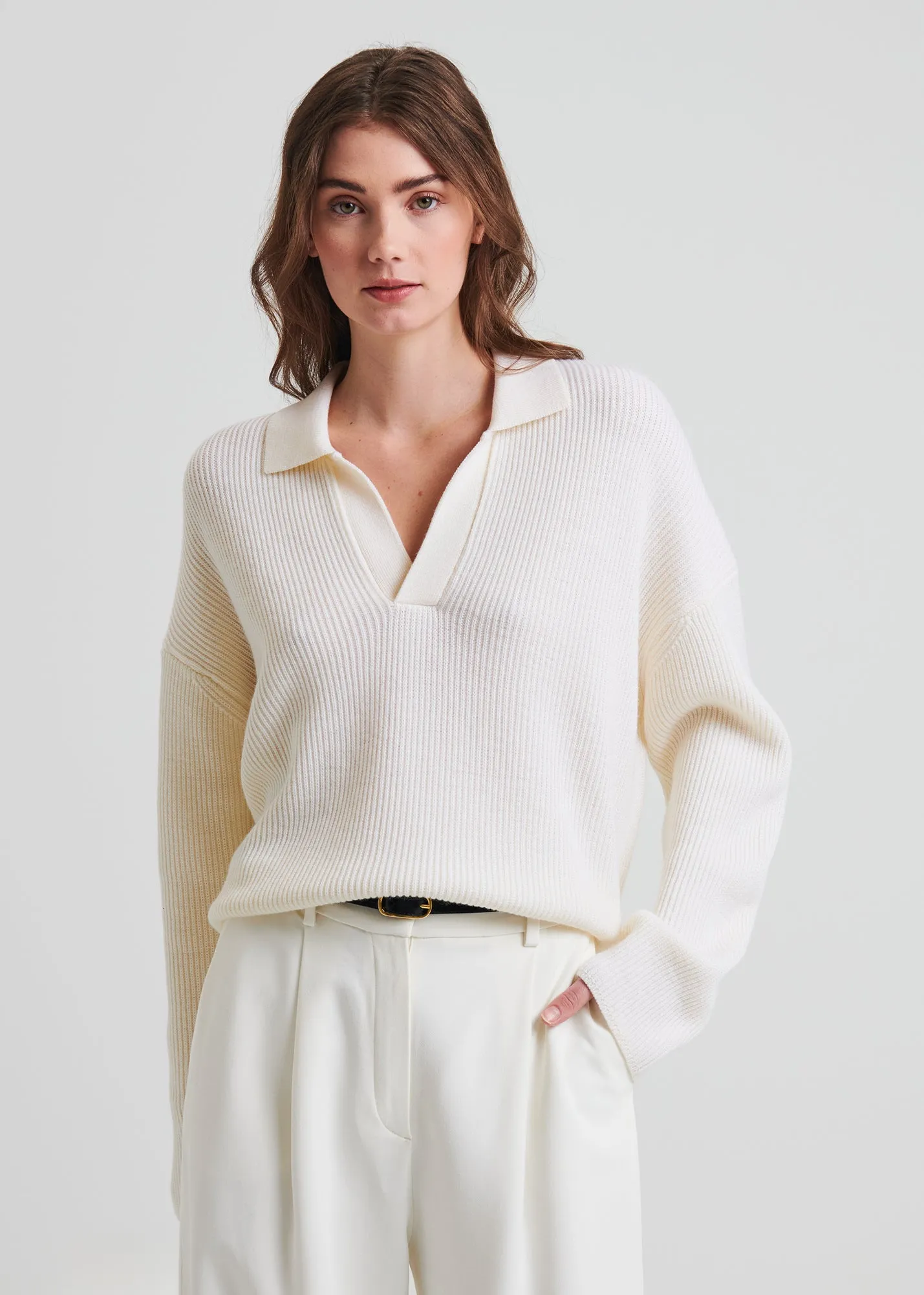 Merino Relaxed Polo