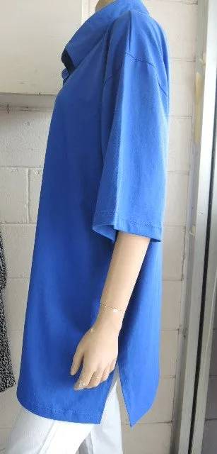 Plusss Stretch Cotton Polo Top (Many Colours)