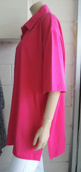 Plusss Stretch Cotton Polo Top (Many Colours)