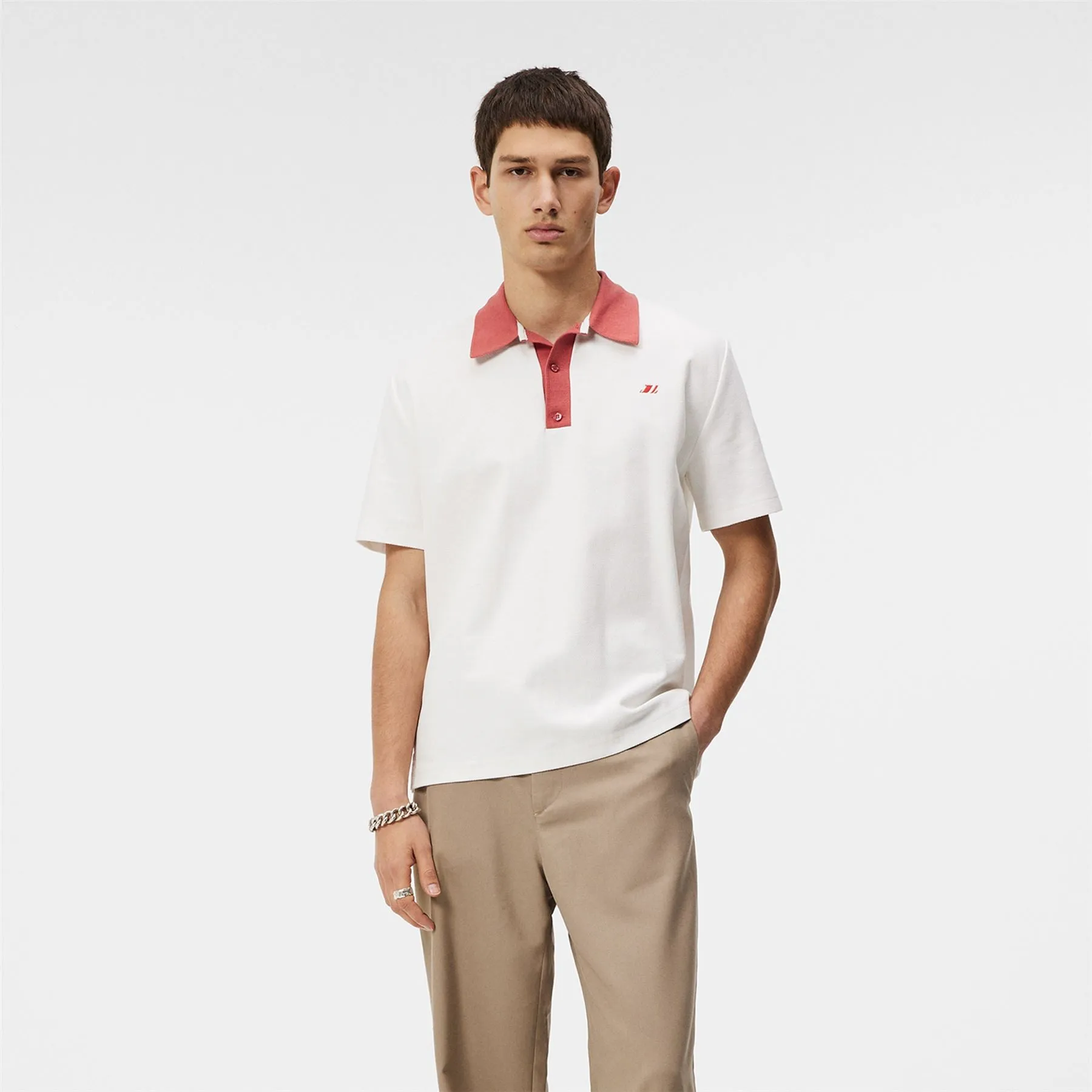Roland Polo Tee Cloud White - SS24