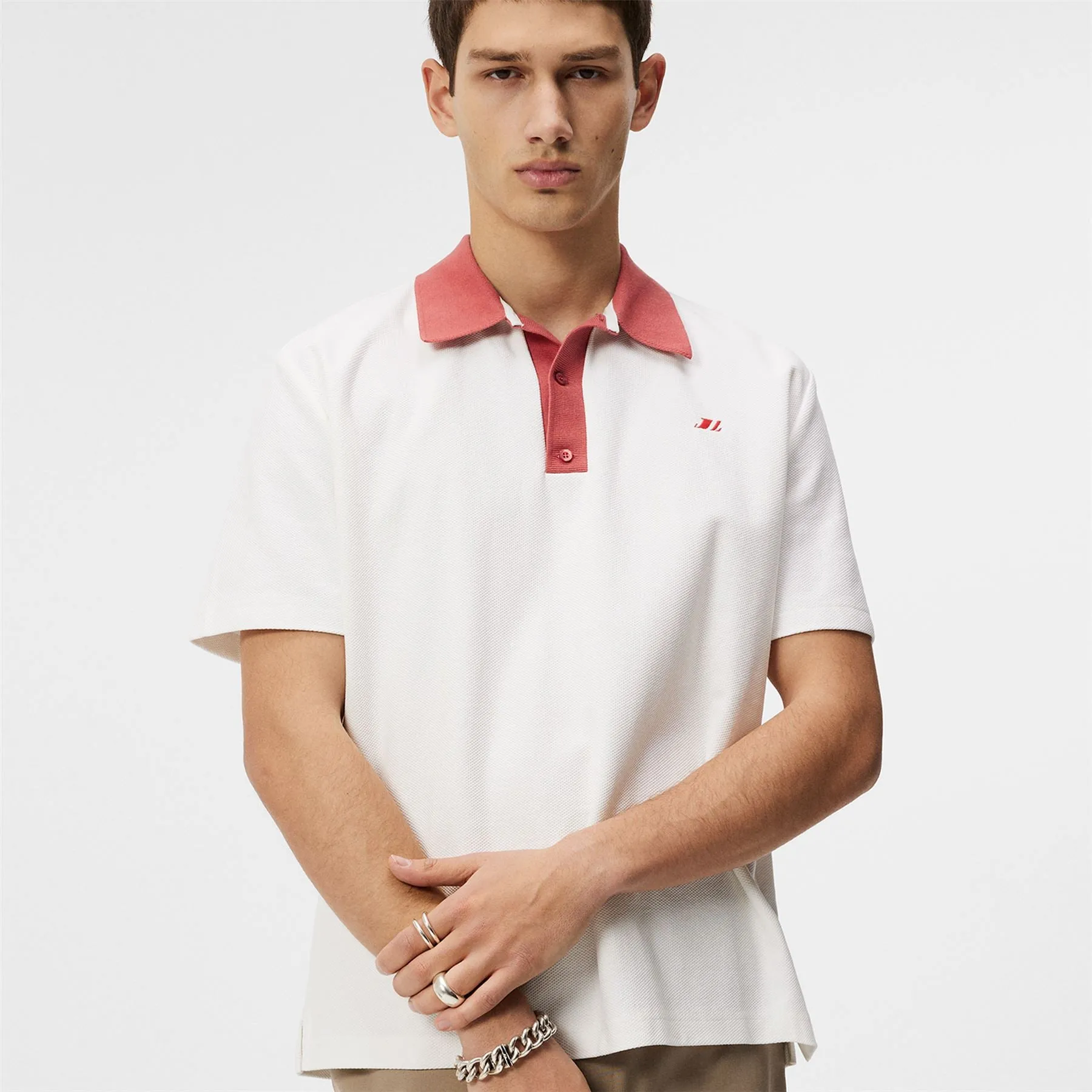 Roland Polo Tee Cloud White - SS24