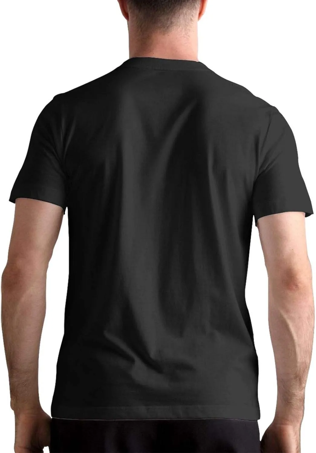 Shirt Men's Cotton Short Sleeve T-Shirt Classic Casual Cotton Crew Neck Tops Tee Soft Shirts