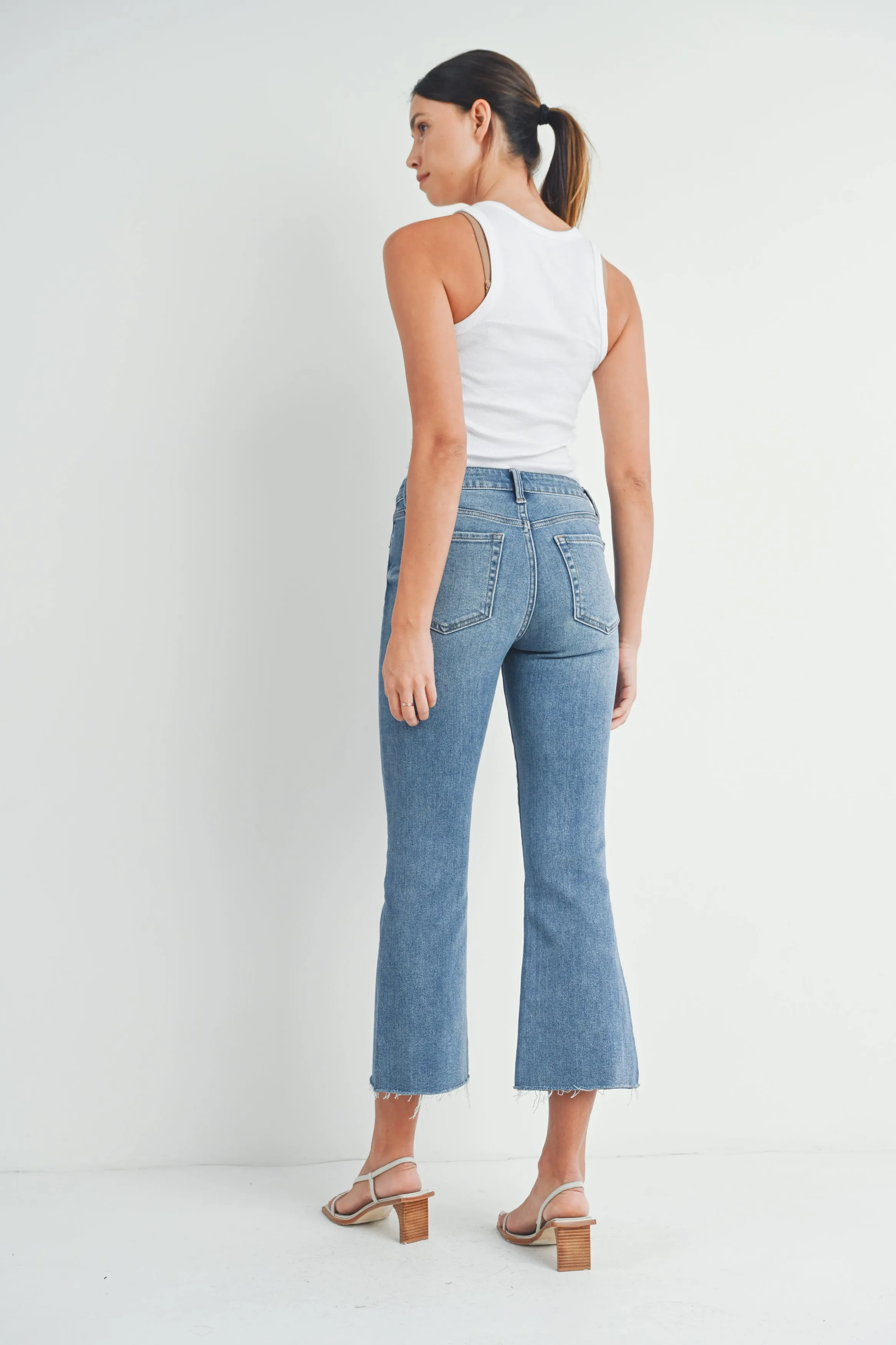 Stretchy Cropped Flare