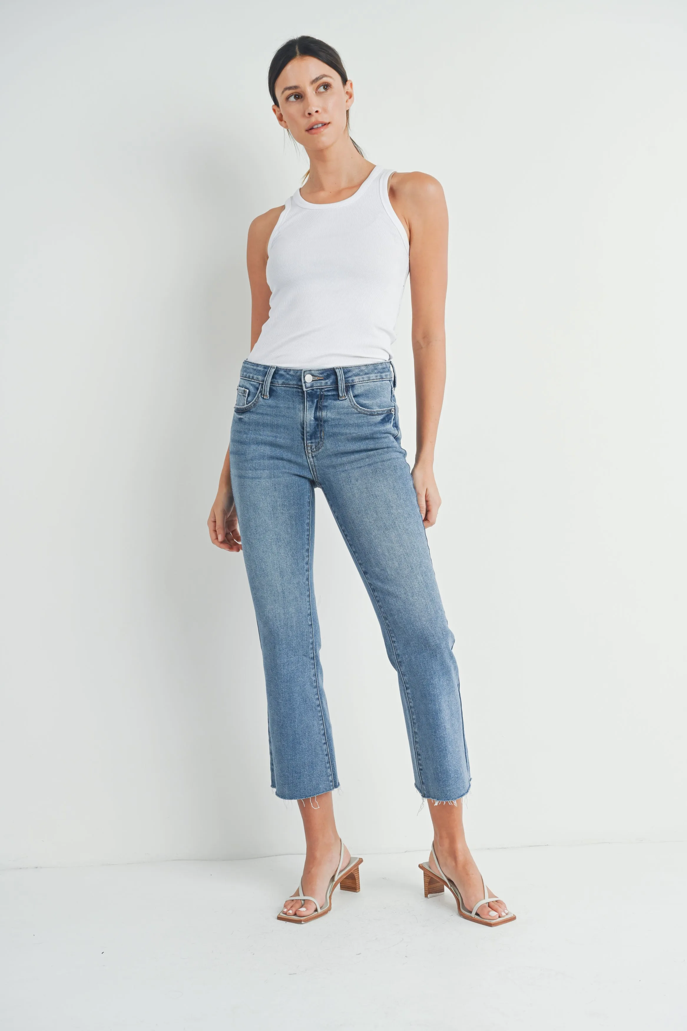 Stretchy Cropped Flare