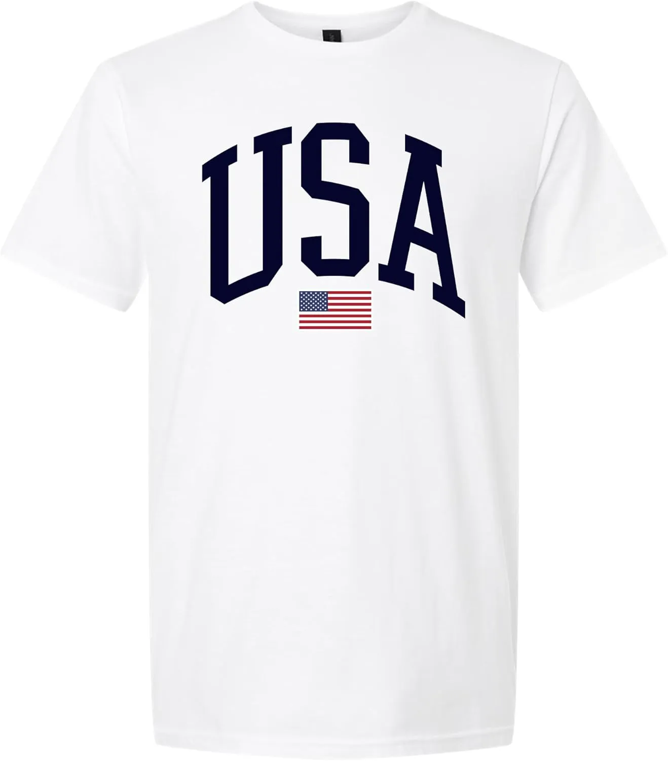 USA Graphic T-Shirt for Men & Women  4th of July Patriotic American Flag Tee  Soft Cotton Casual Shirt