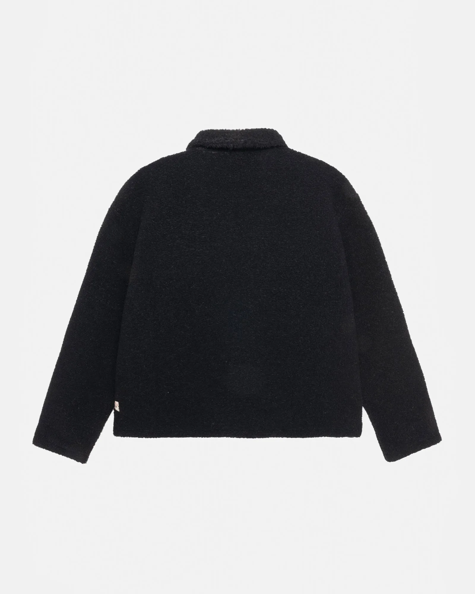 WOOL BLEND SHERPA PULLOVER